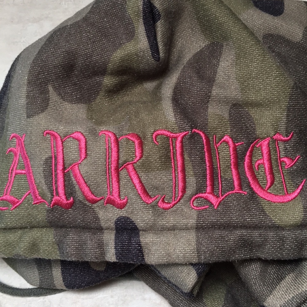 AFRM Cami Army Oversized Sweatshirt Hoodie S M - Picture 7 of 8